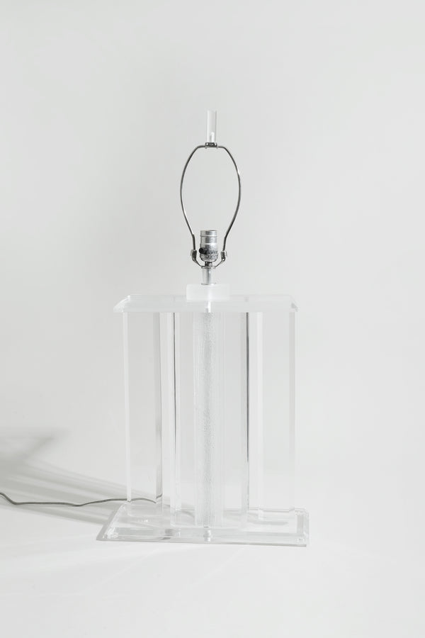 Lucite Table Lamp