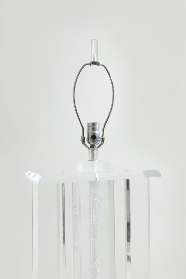 Lucite Table Lamp