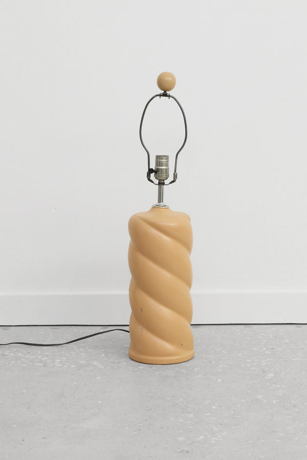 Peach Swirl Lamp