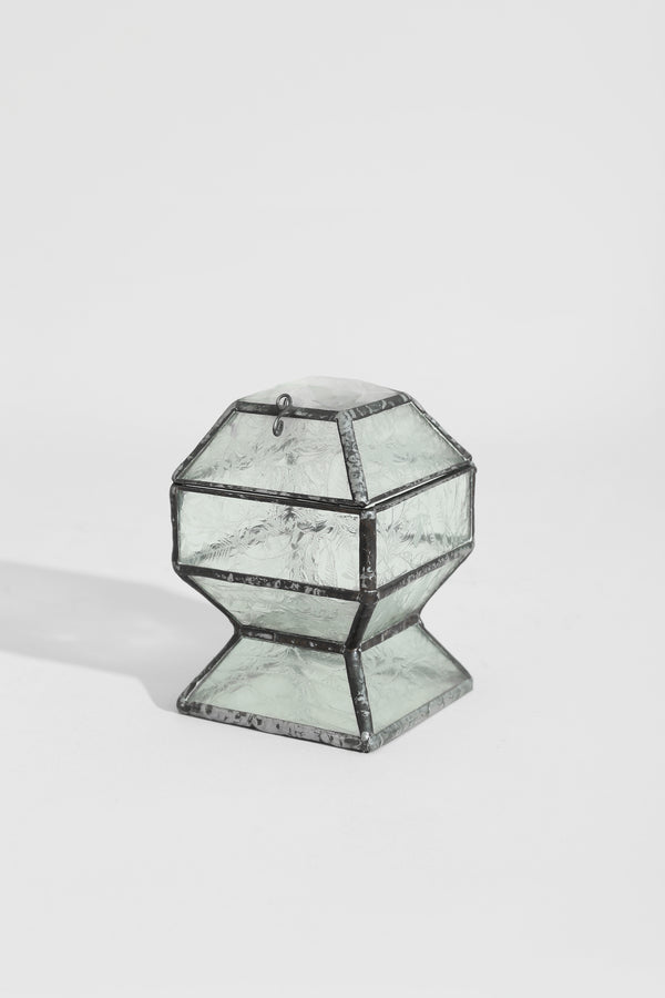 Faceted Glass Jewelry Box
