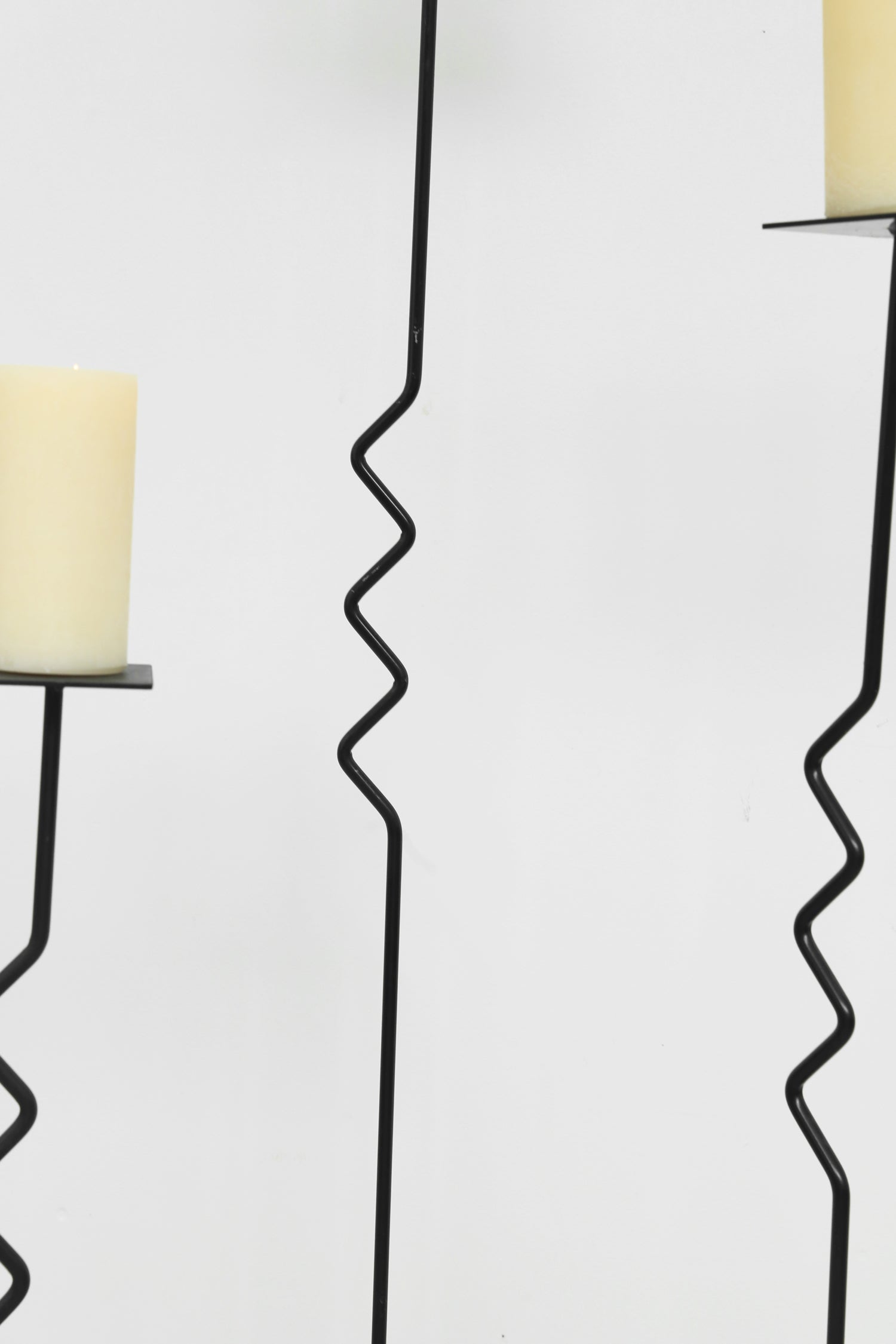 Spiral Floor Candleholder Trio