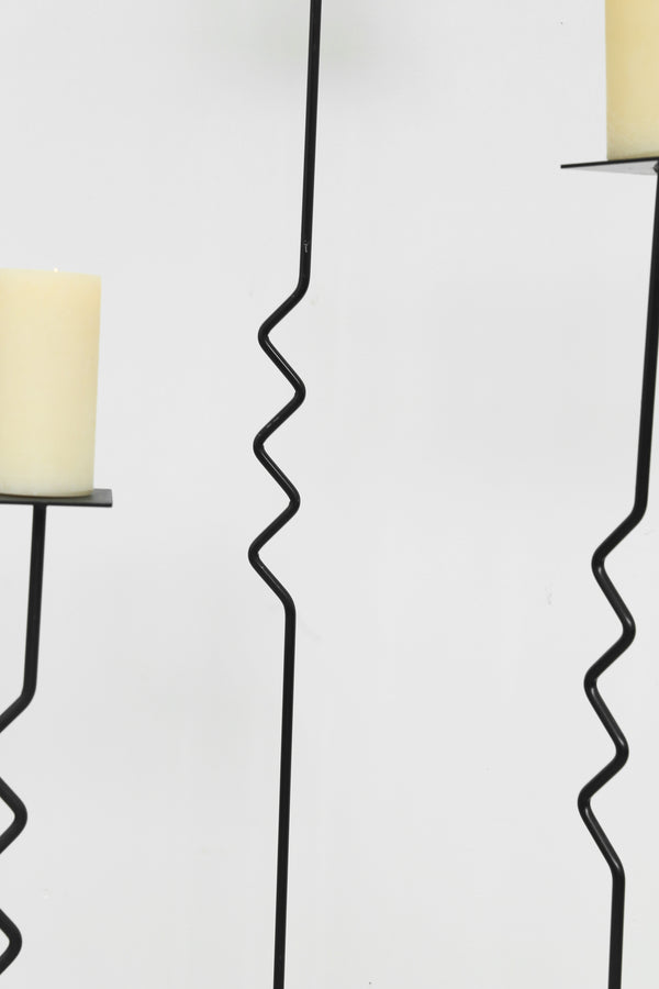Spiral Floor Candleholder Trio