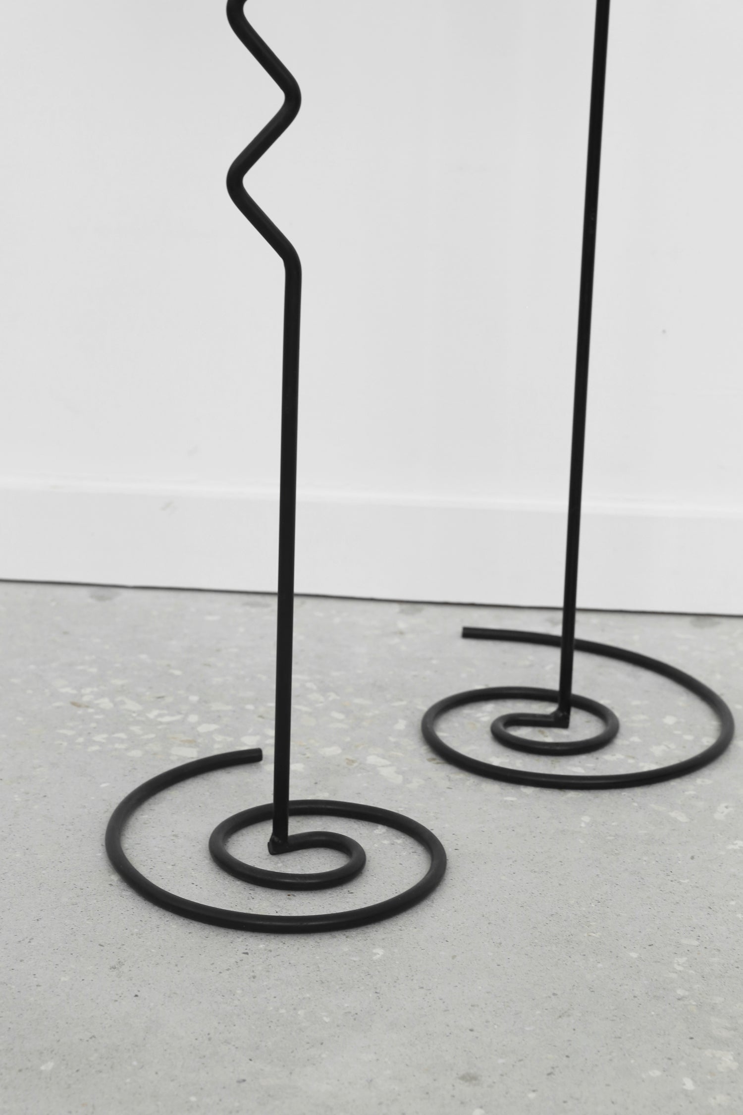 Spiral Floor Candleholder Trio