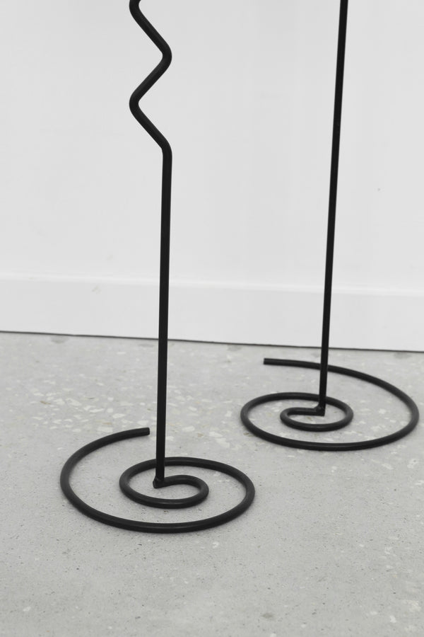 Spiral Floor Candleholder Trio