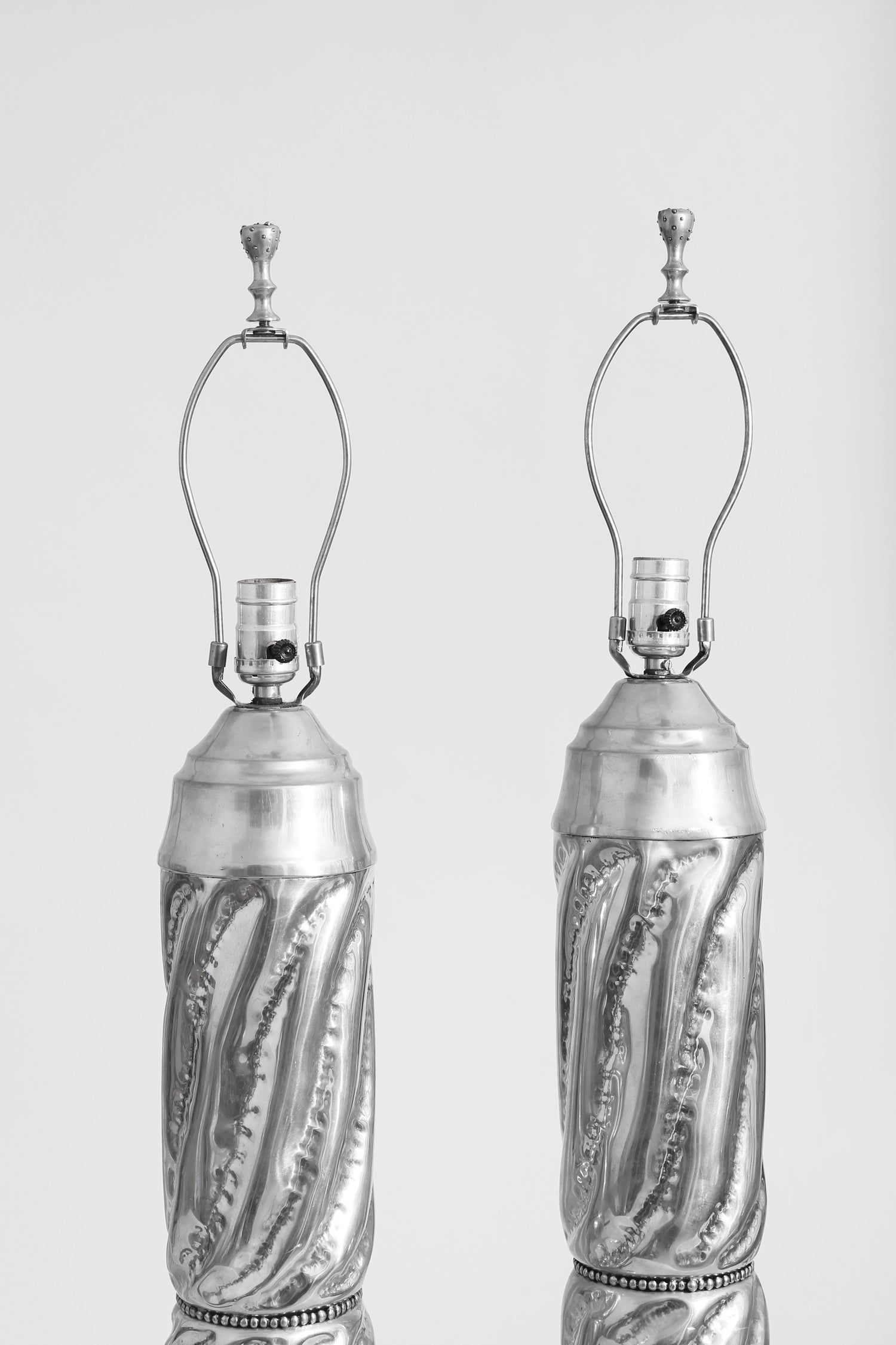 Studio Pewter Lamp Set