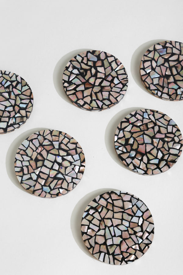 Abalone Coaster Set