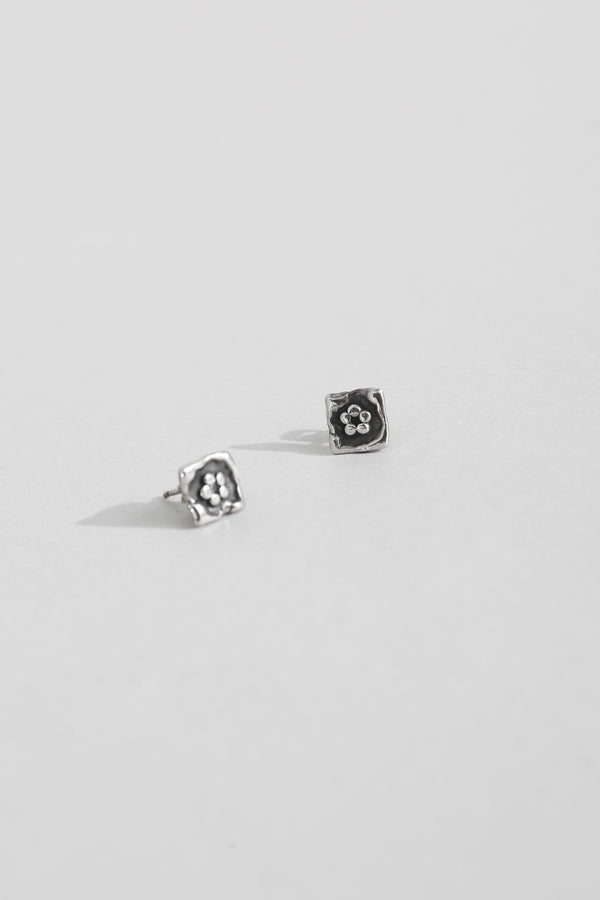 Square Flower Earrings