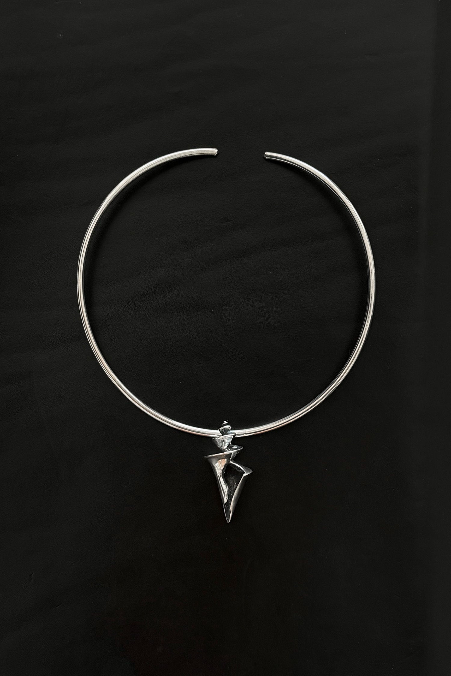 Spiral Shell Collar Necklace