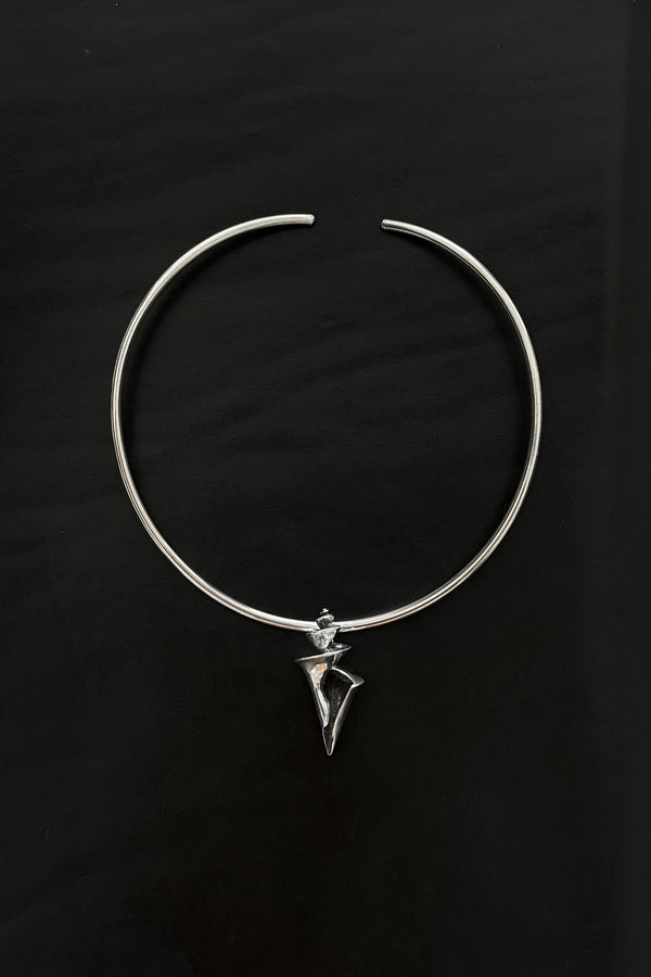 Spiral Shell Collar Necklace