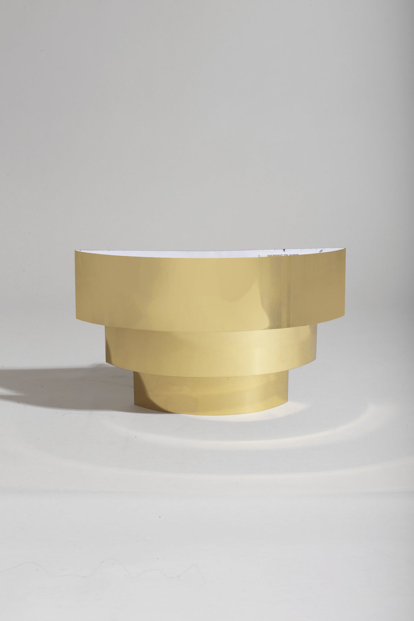 Three Tier Lightolier Brass Sconce