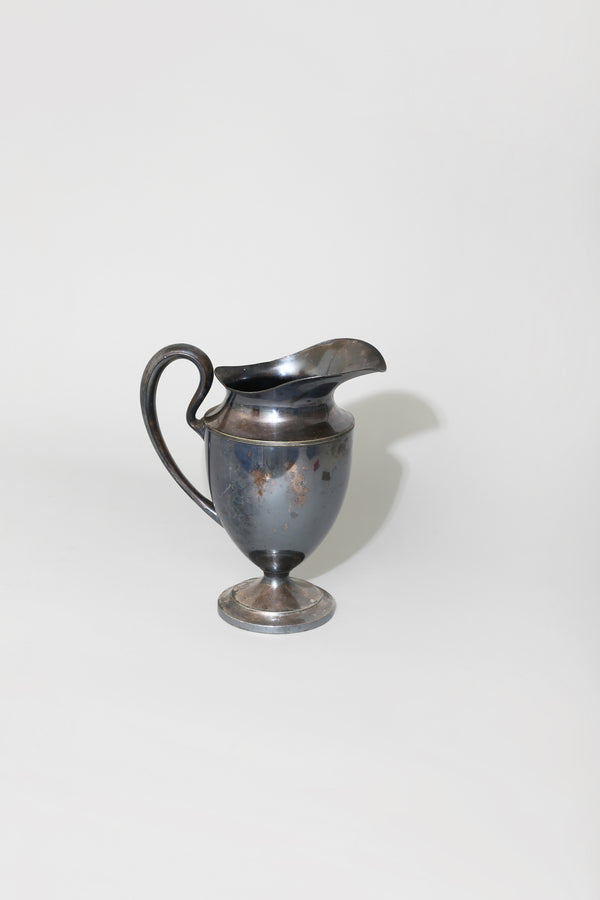 Silver Sculptural Pitcher