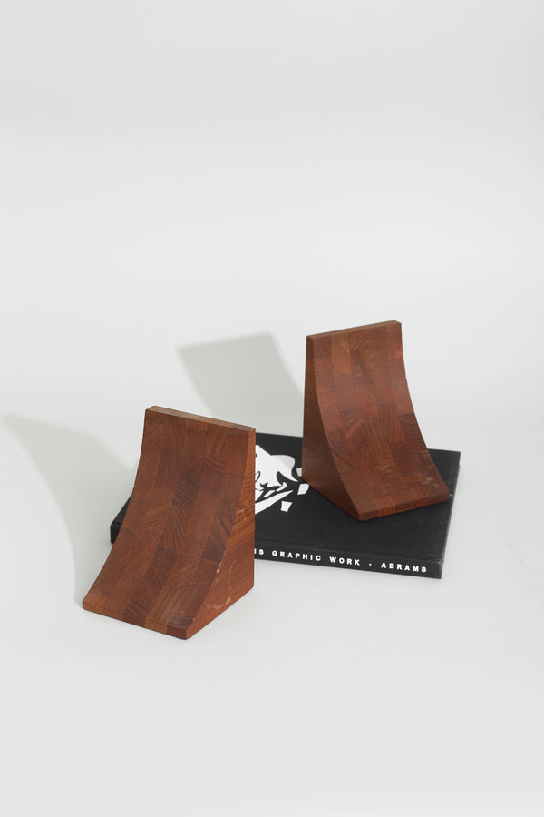 Wave Bookend Set