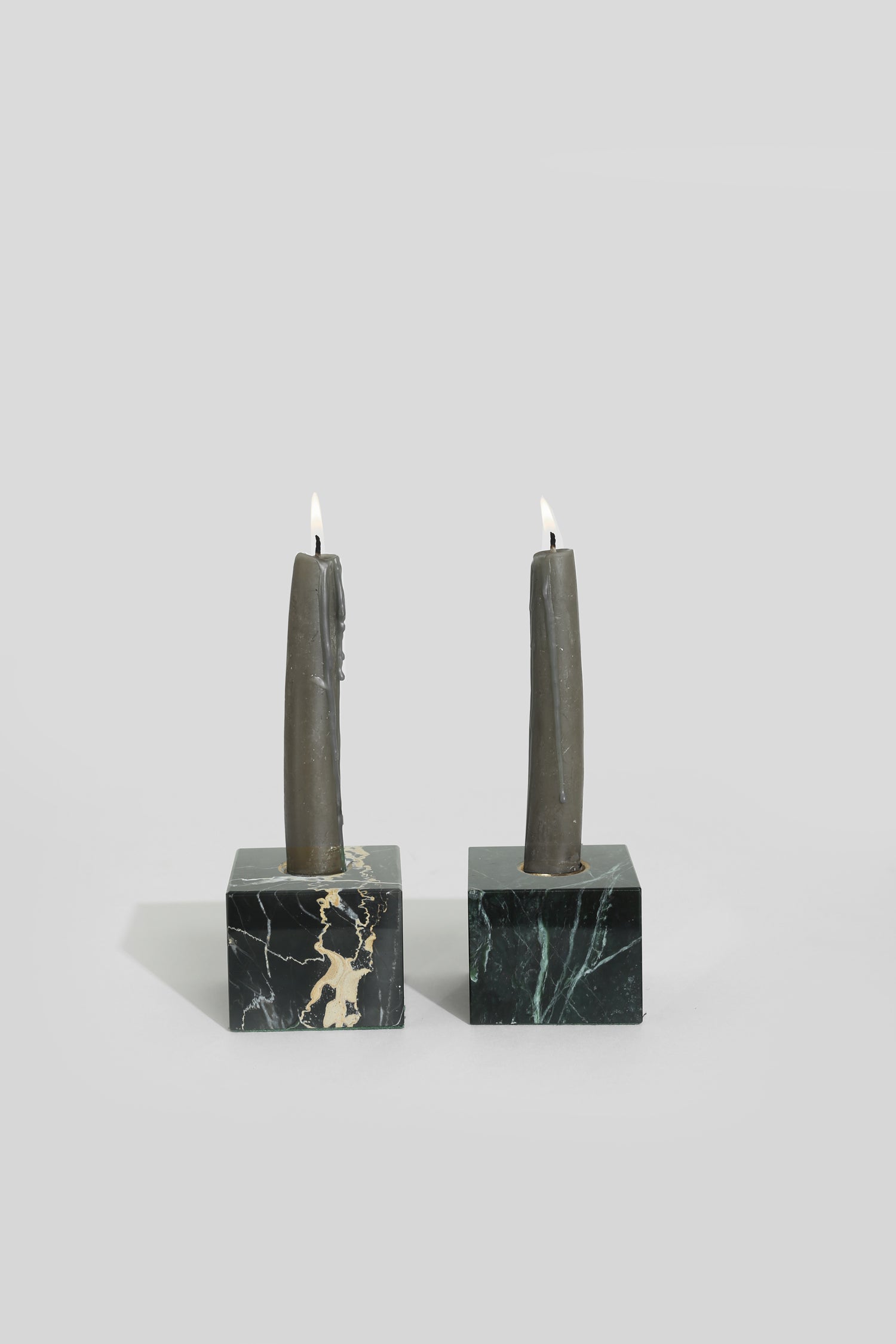 Nero Portoro Candleholder Set
