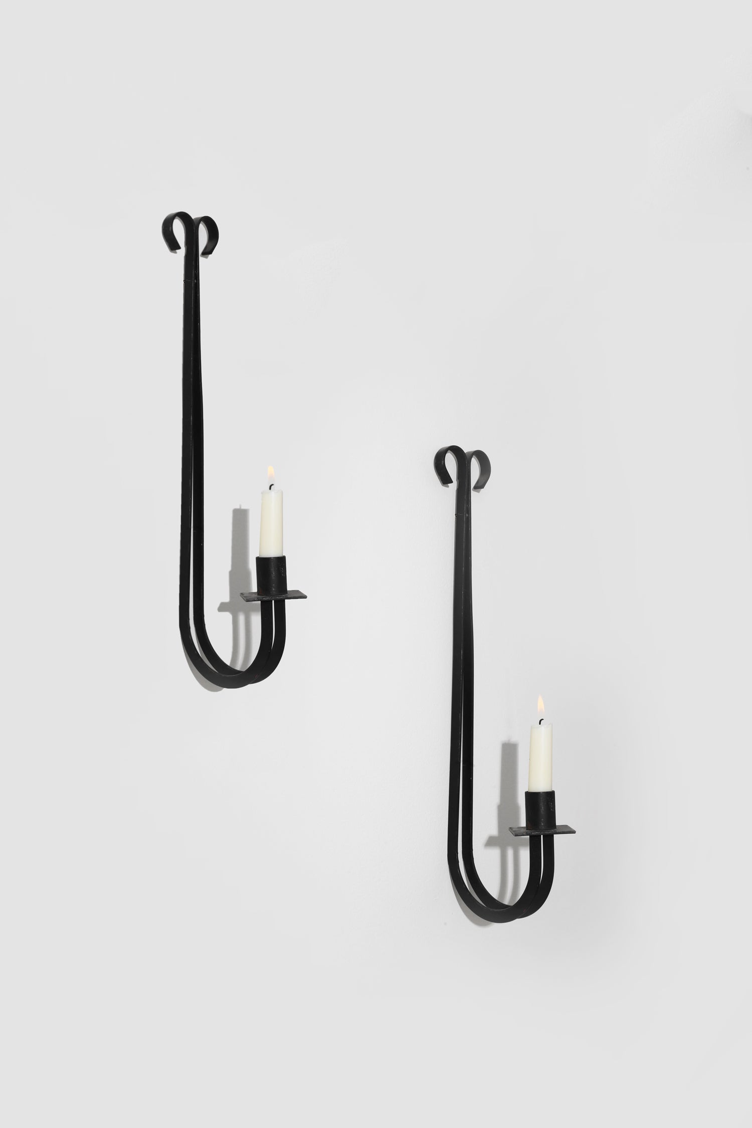 Iron Sconce Candleholder Set