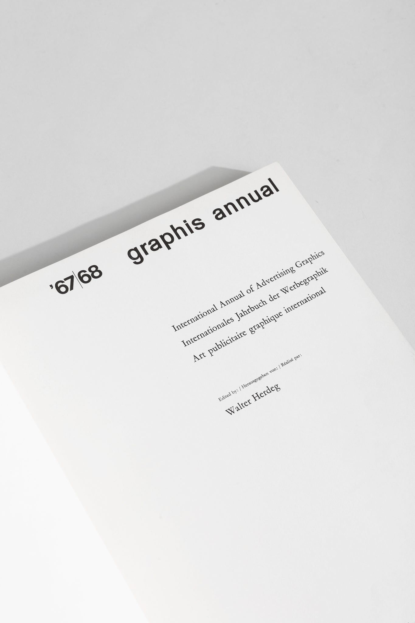 Graphis Annual 67/68 Book