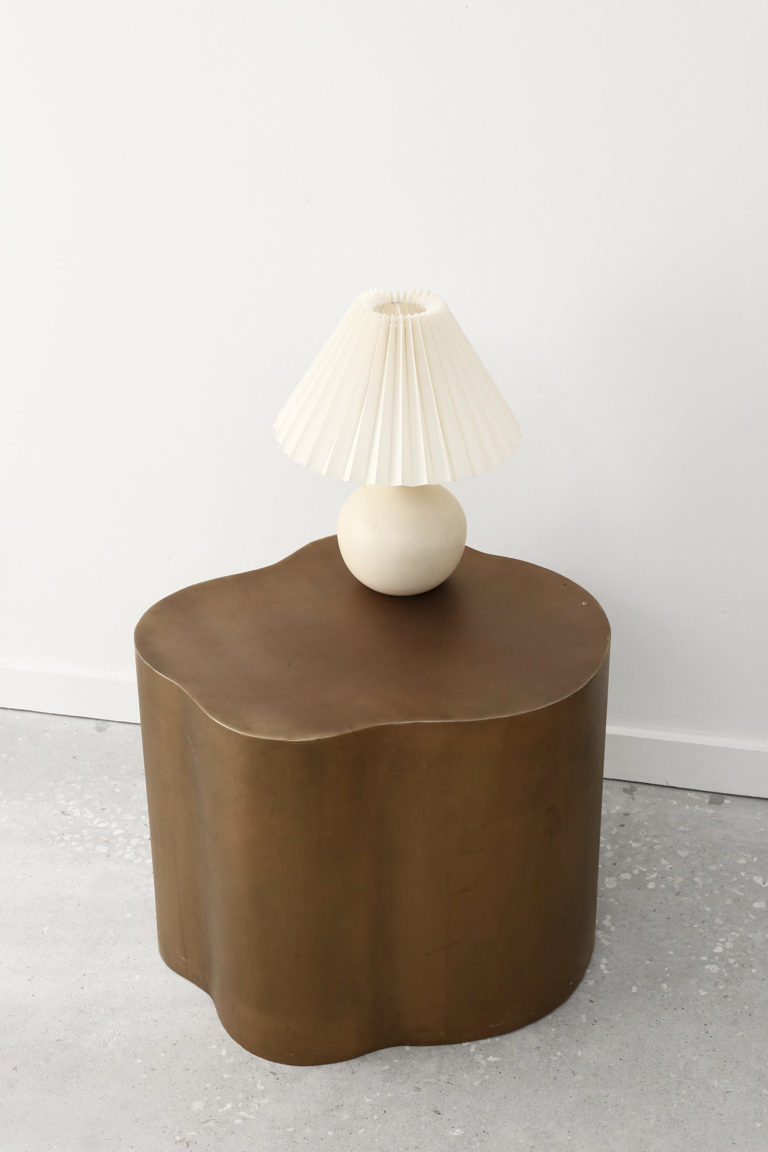 Pleated Ceramic Table Lamp