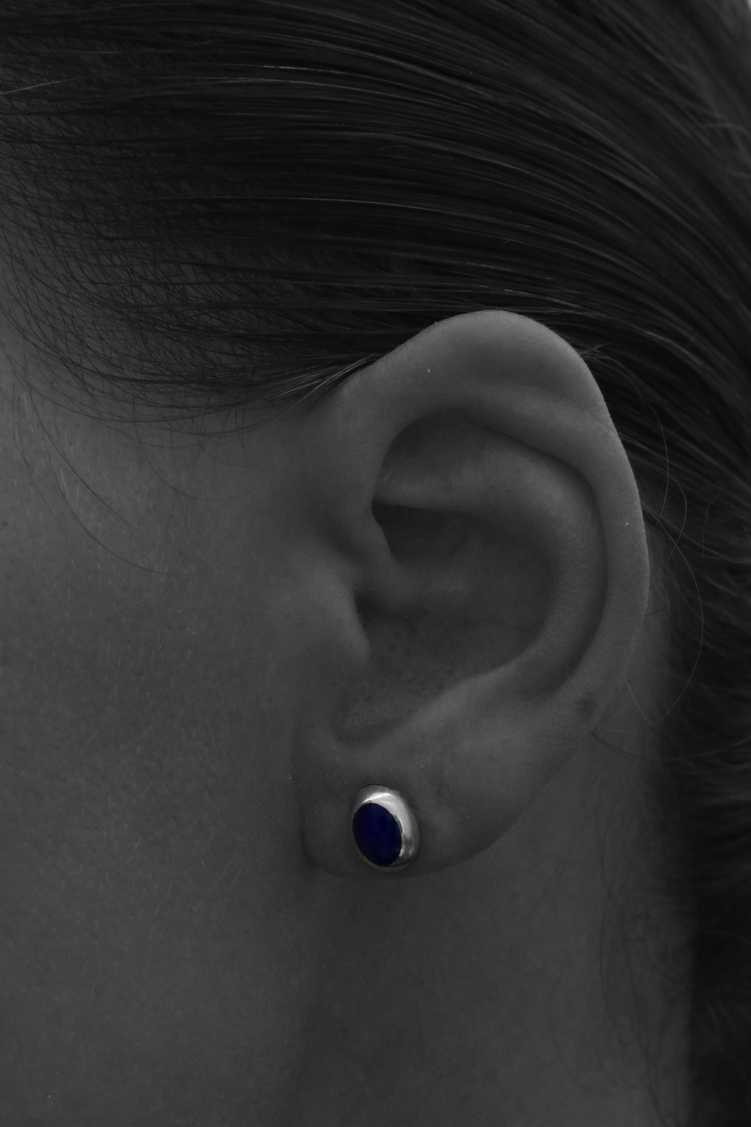 Lapis Stud Earrings