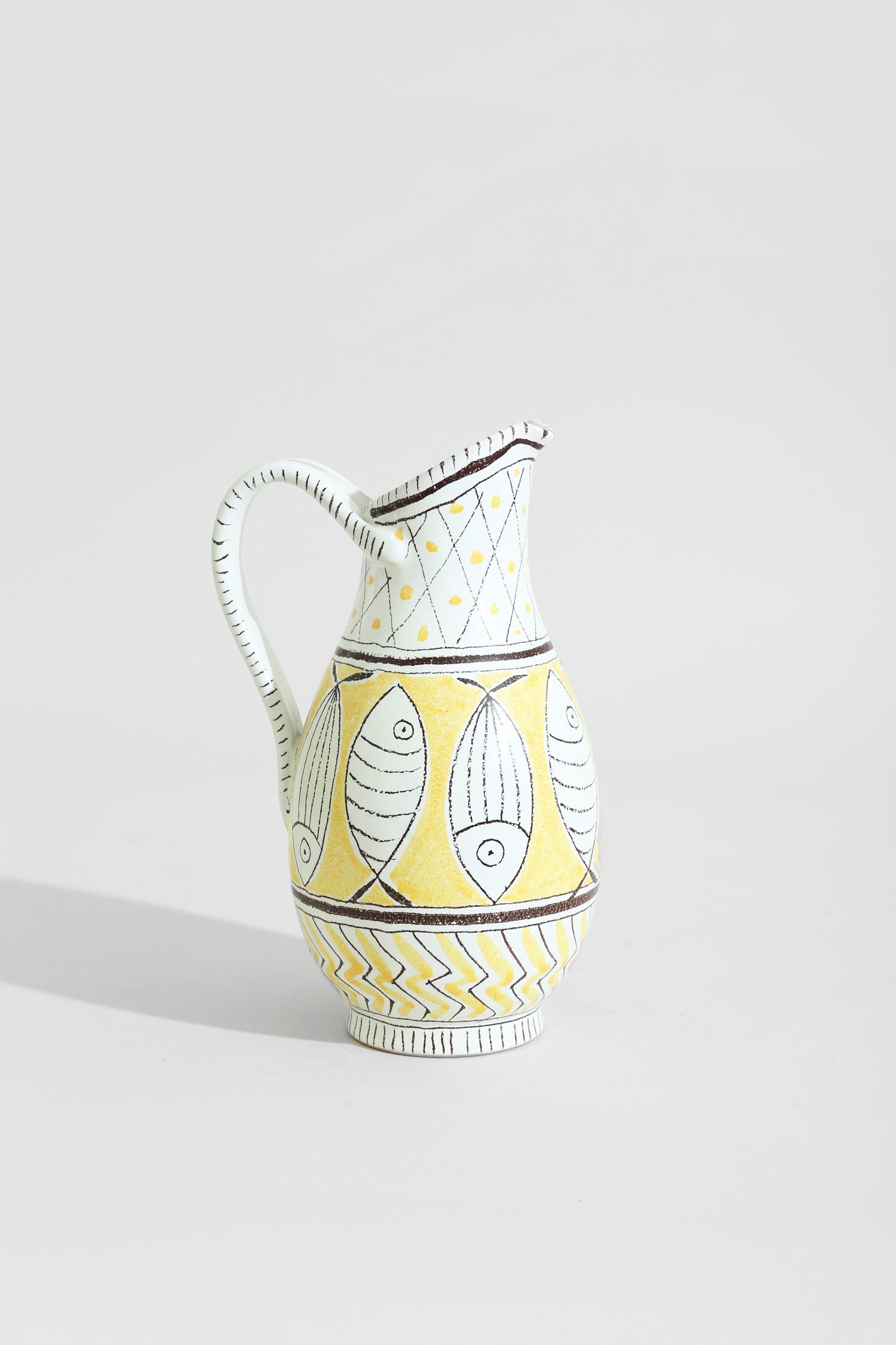 Italian Fish Motif Pitcher