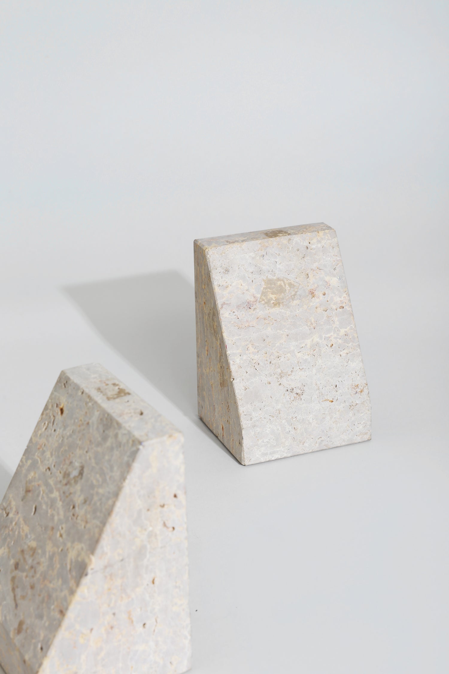 Limestone Bookend Set