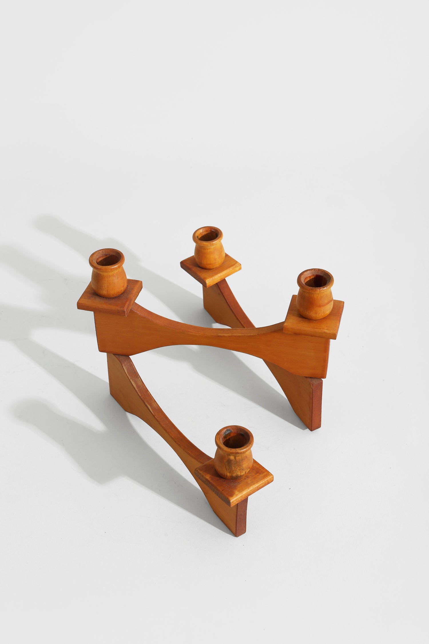 Expandable Wood Candelabra