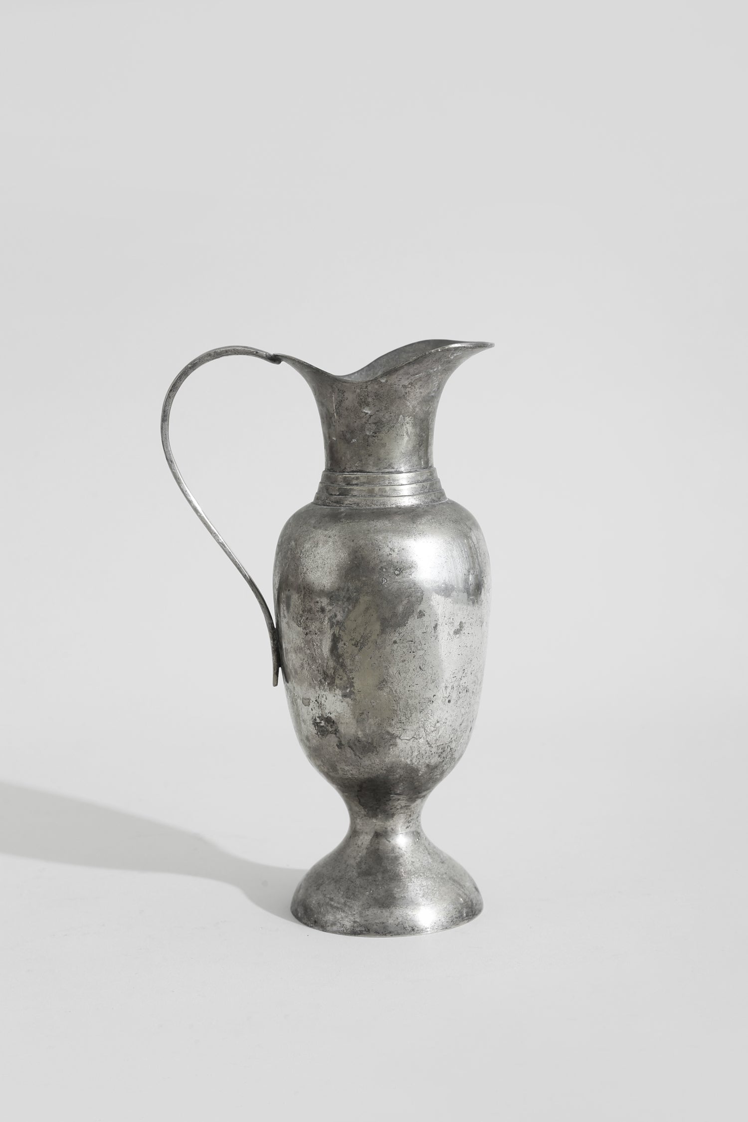 Metal Sculptural Pitcher