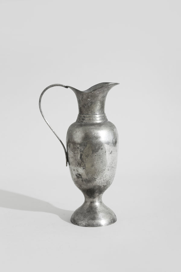 Metal Sculptural Pitcher