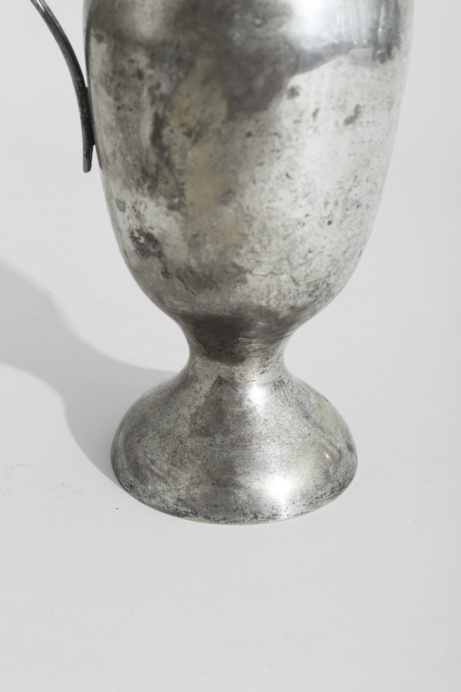 Metal Sculptural Pitcher
