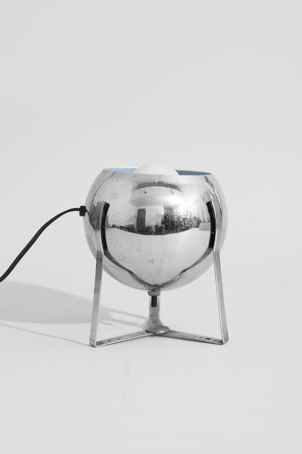 Chrome Orb Table Lamp