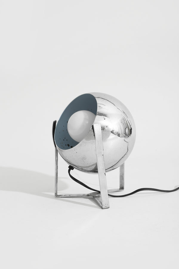 Chrome Orb Table Lamp