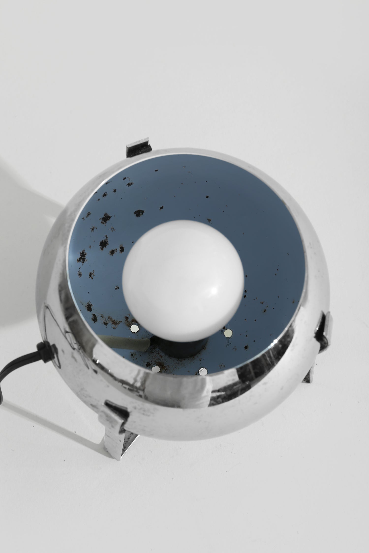 Chrome Orb Table Lamp