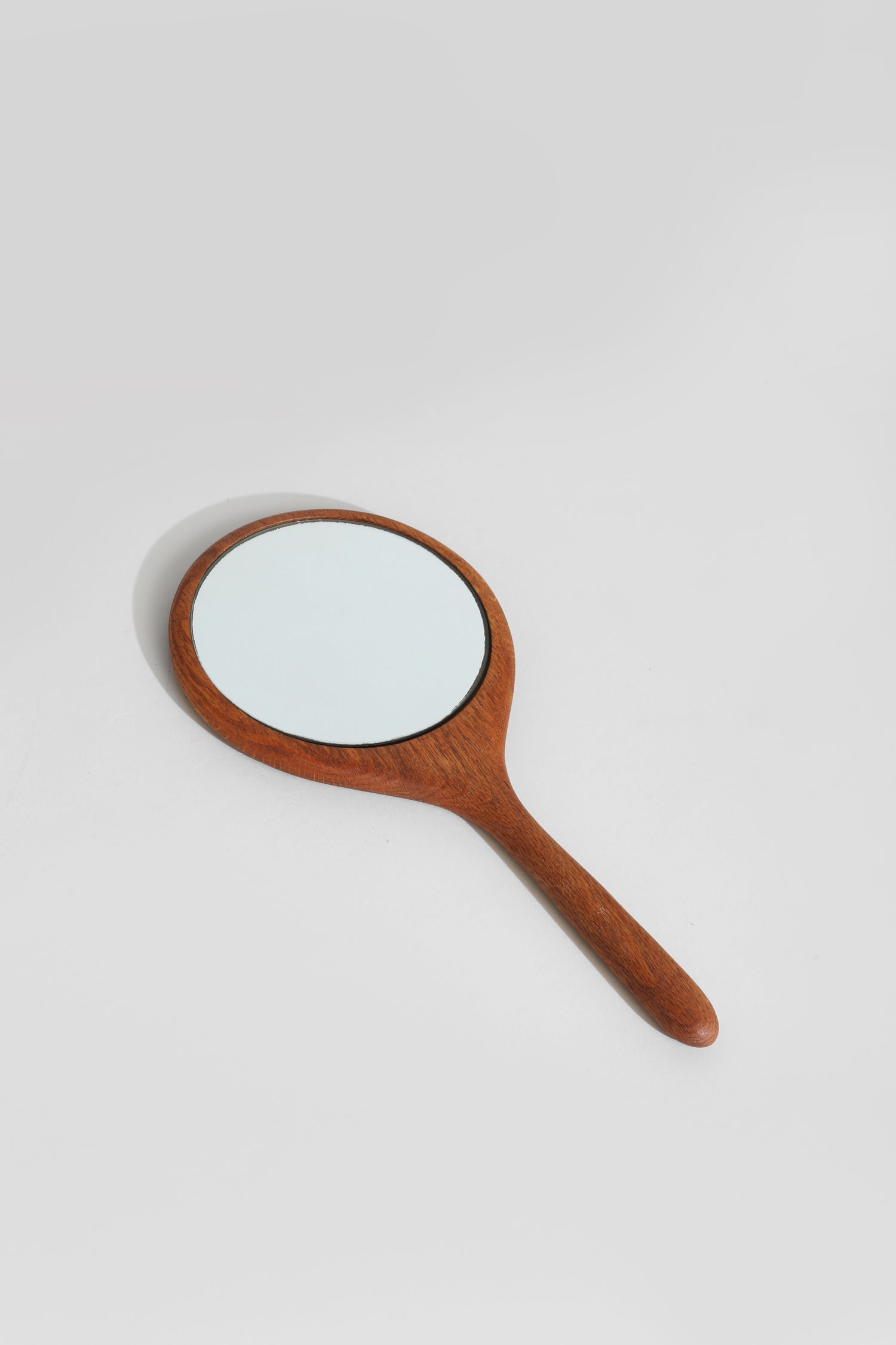 Teak Hand Mirror