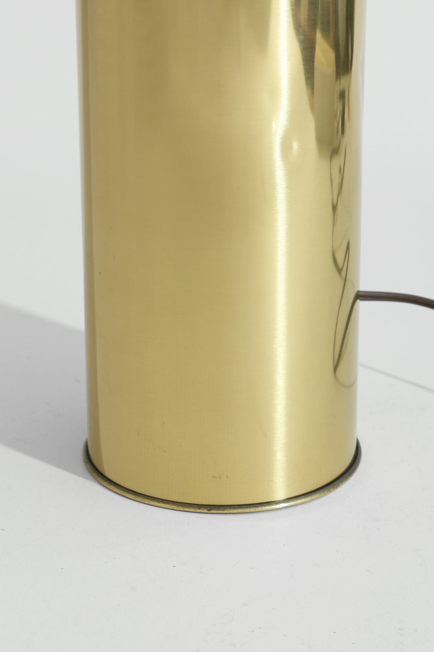 Cylindrical Brass Lamp