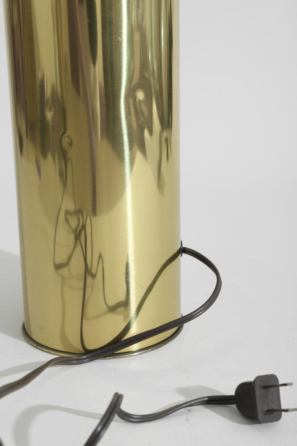 Cylindrical Brass Lamp