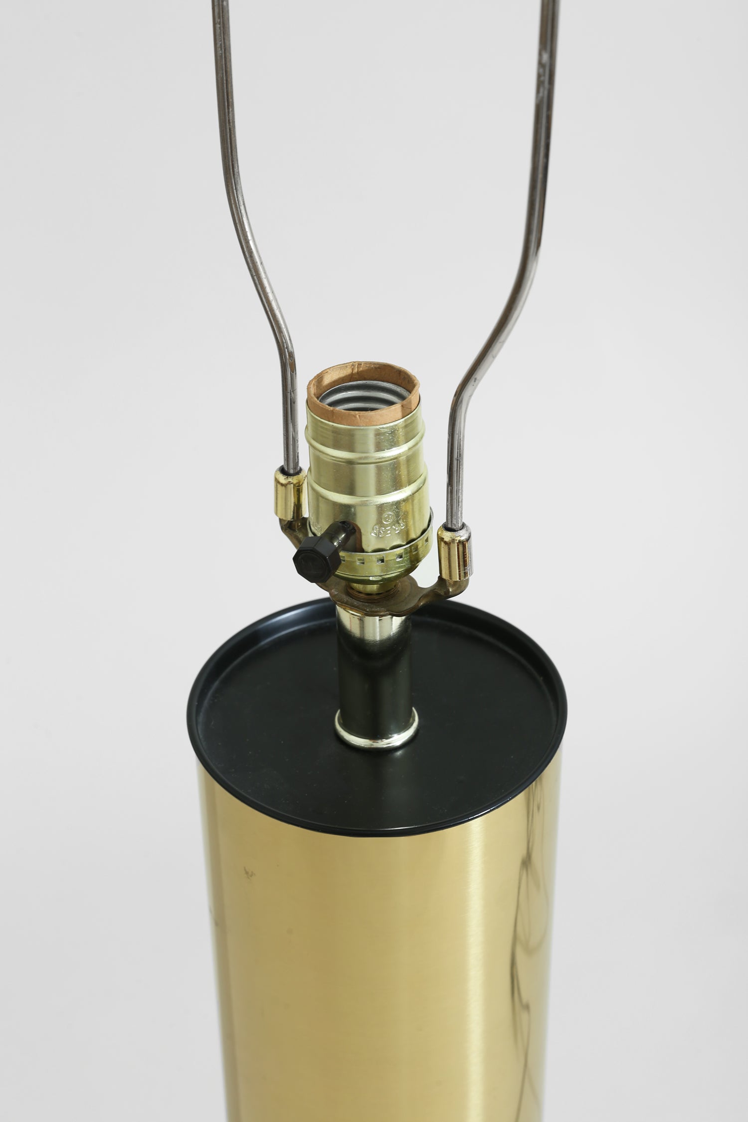 Cylindrical Brass Lamp