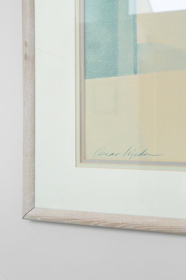 Architectural Study in Blue & Sand