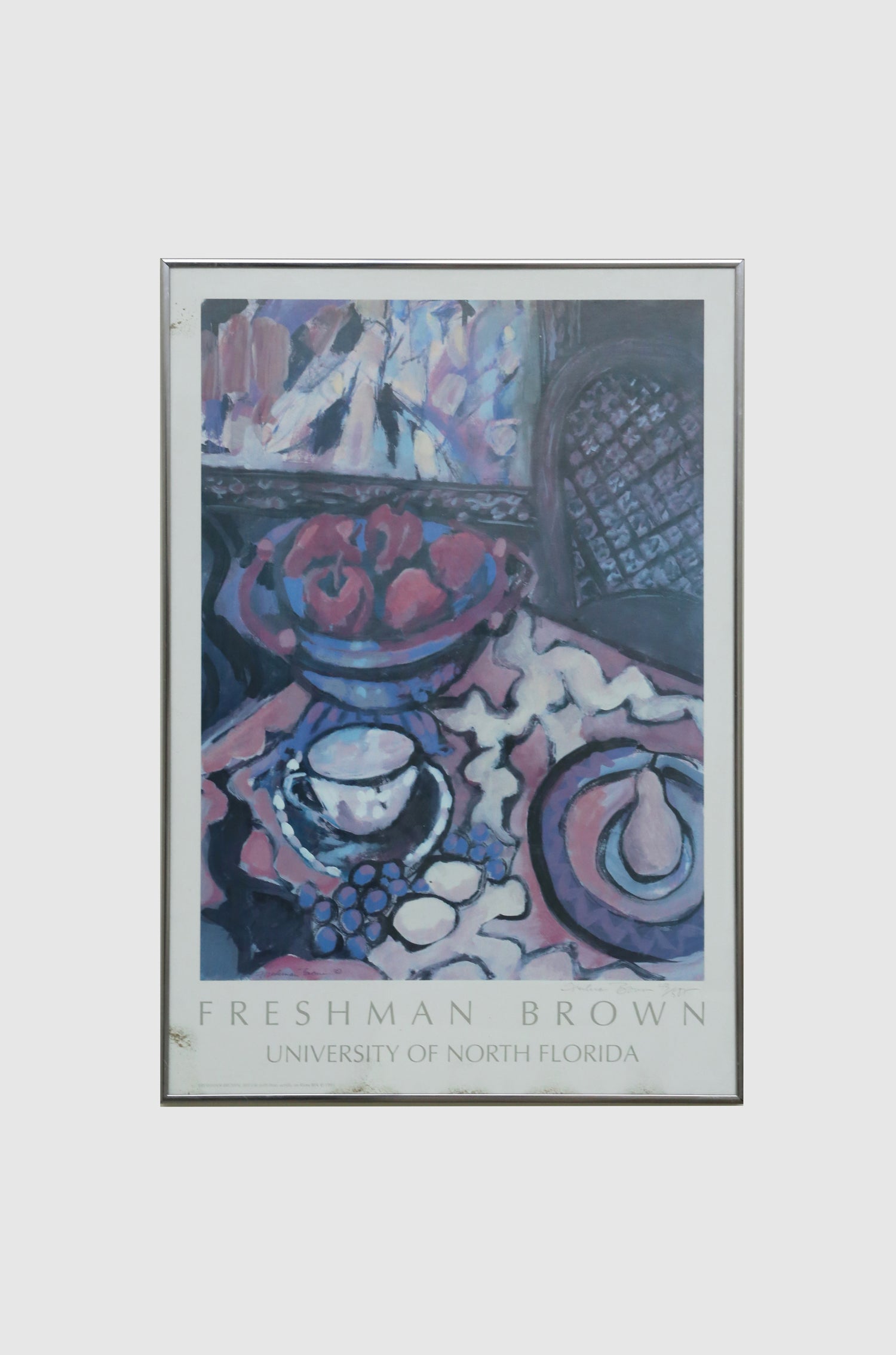 Still Life with Pear, Framed Exhibition Print