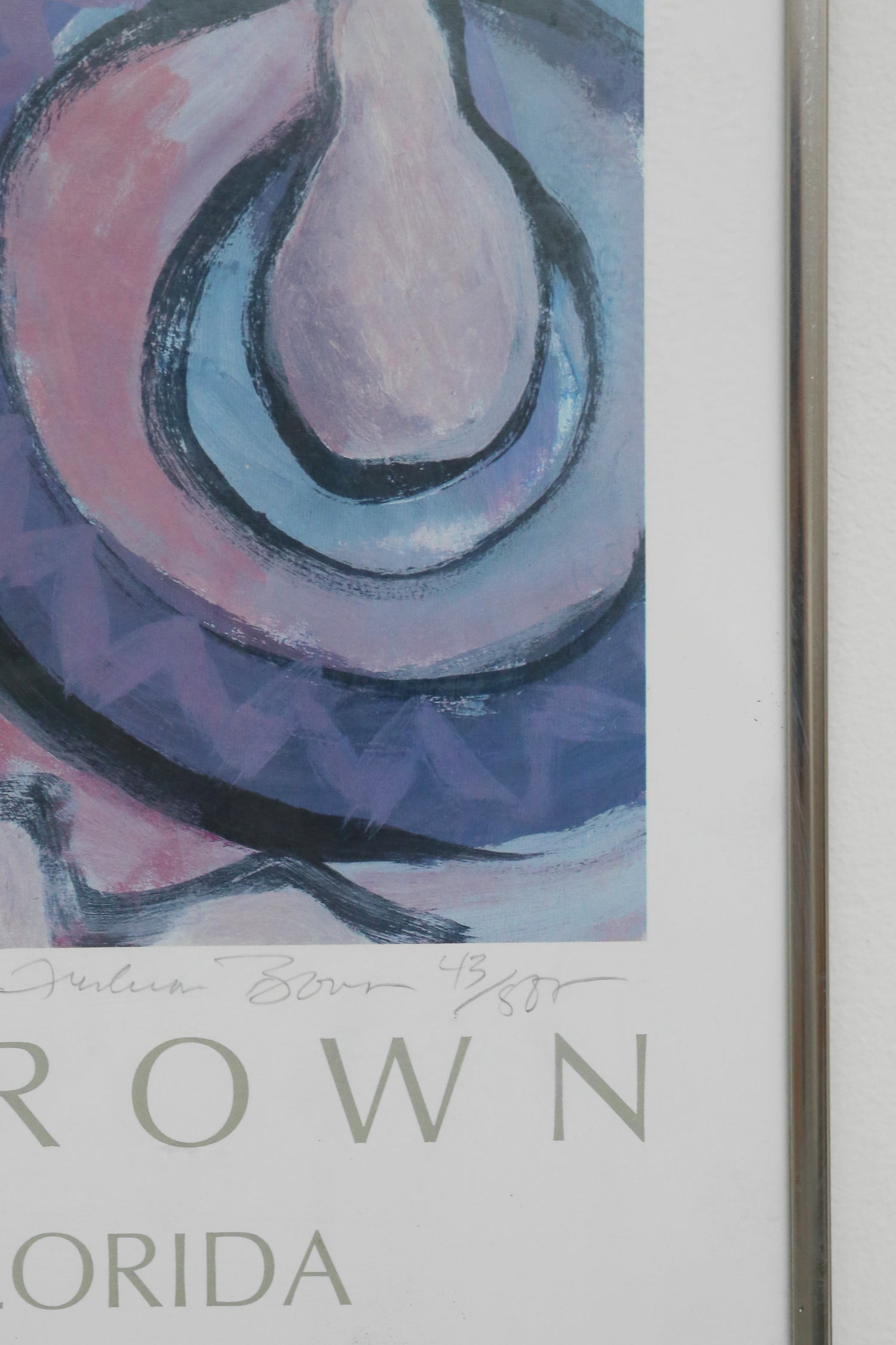 Still Life with Pear, Framed Exhibition Print