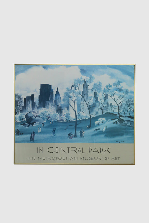 Spring In Central Park, Framed Exhibition Print