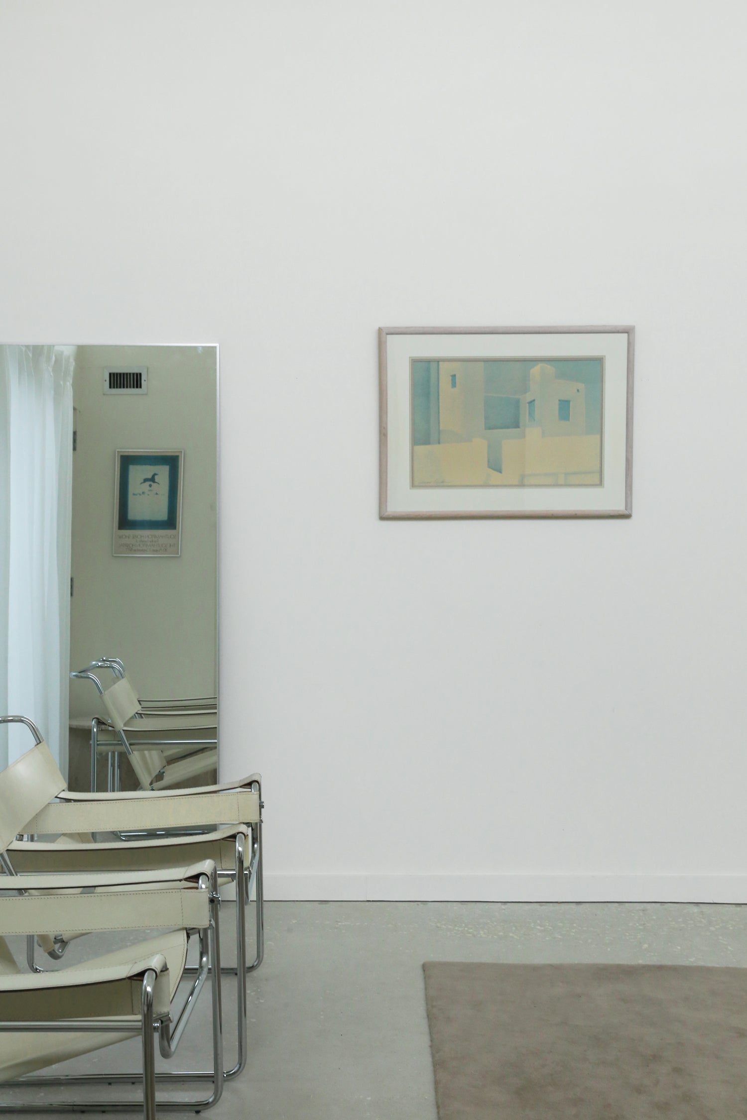 Architectural Study in Blue & Sand