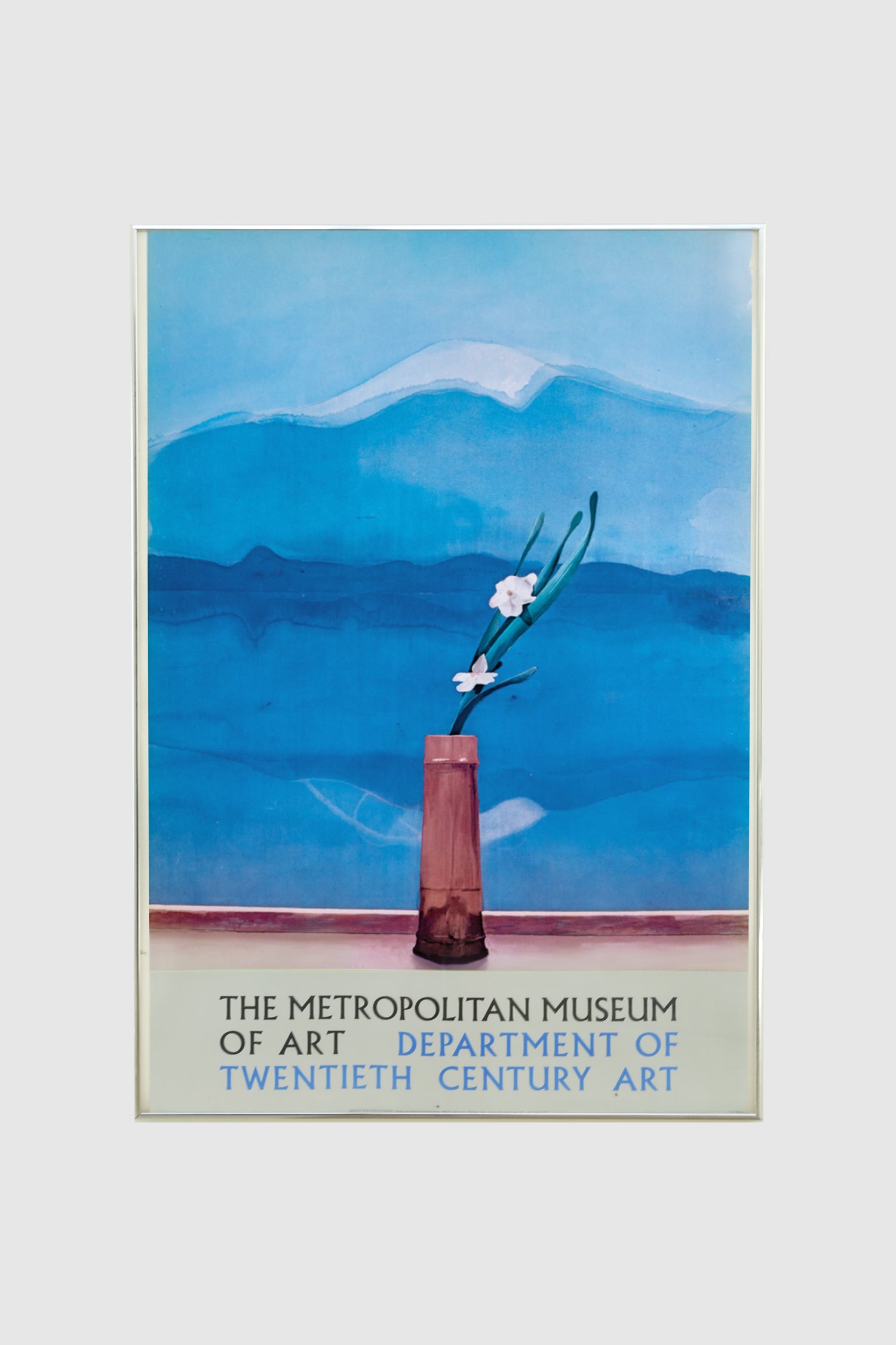 David Hockney, Mount Fuji and Flowers, Framed Exhibition Print