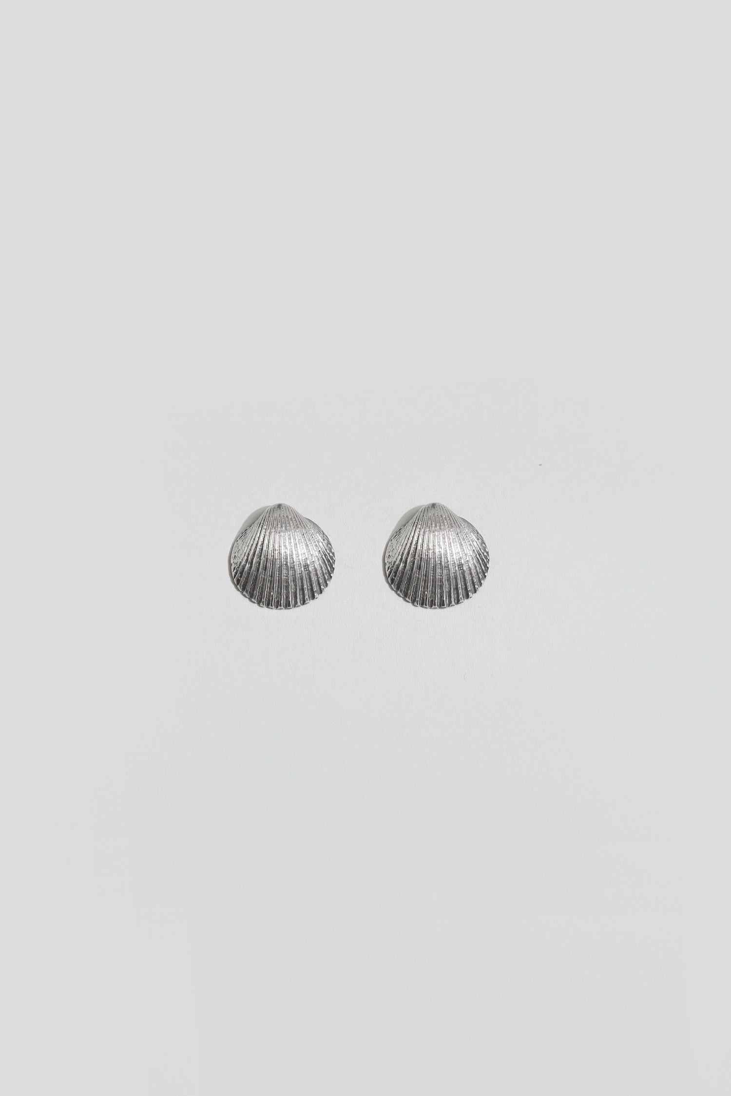 Sterling Scallop Earrings