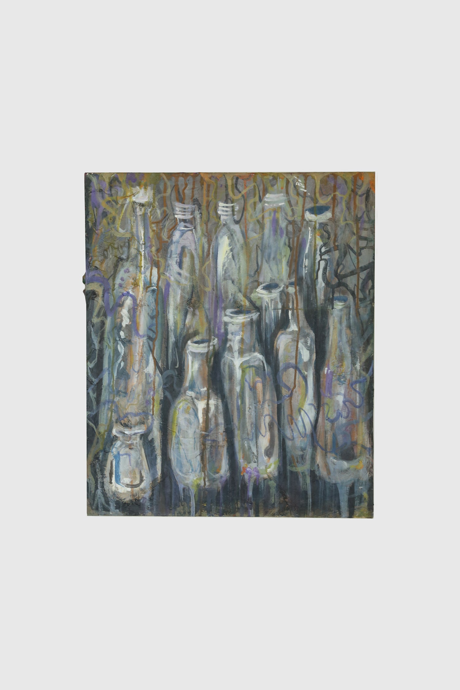 Abstract Bottle Painting