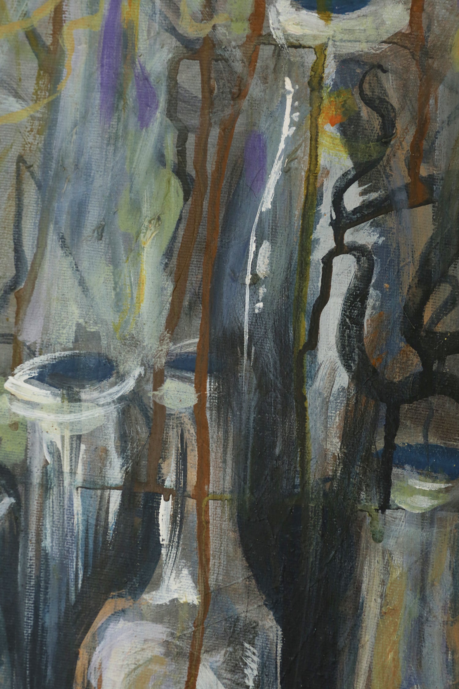 Abstract Bottle Painting
