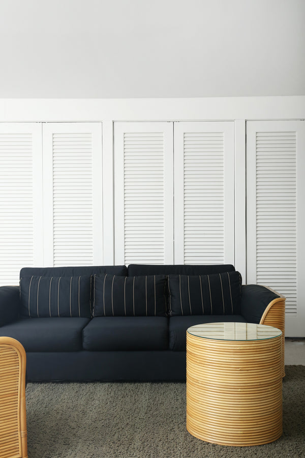 Pencil Reed Three Seat Sofa