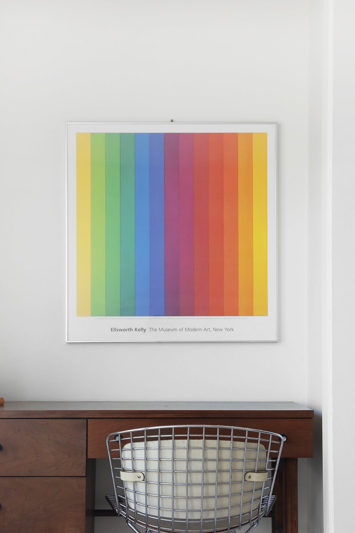 Ellsworth Kelly Framed Exhibition Print