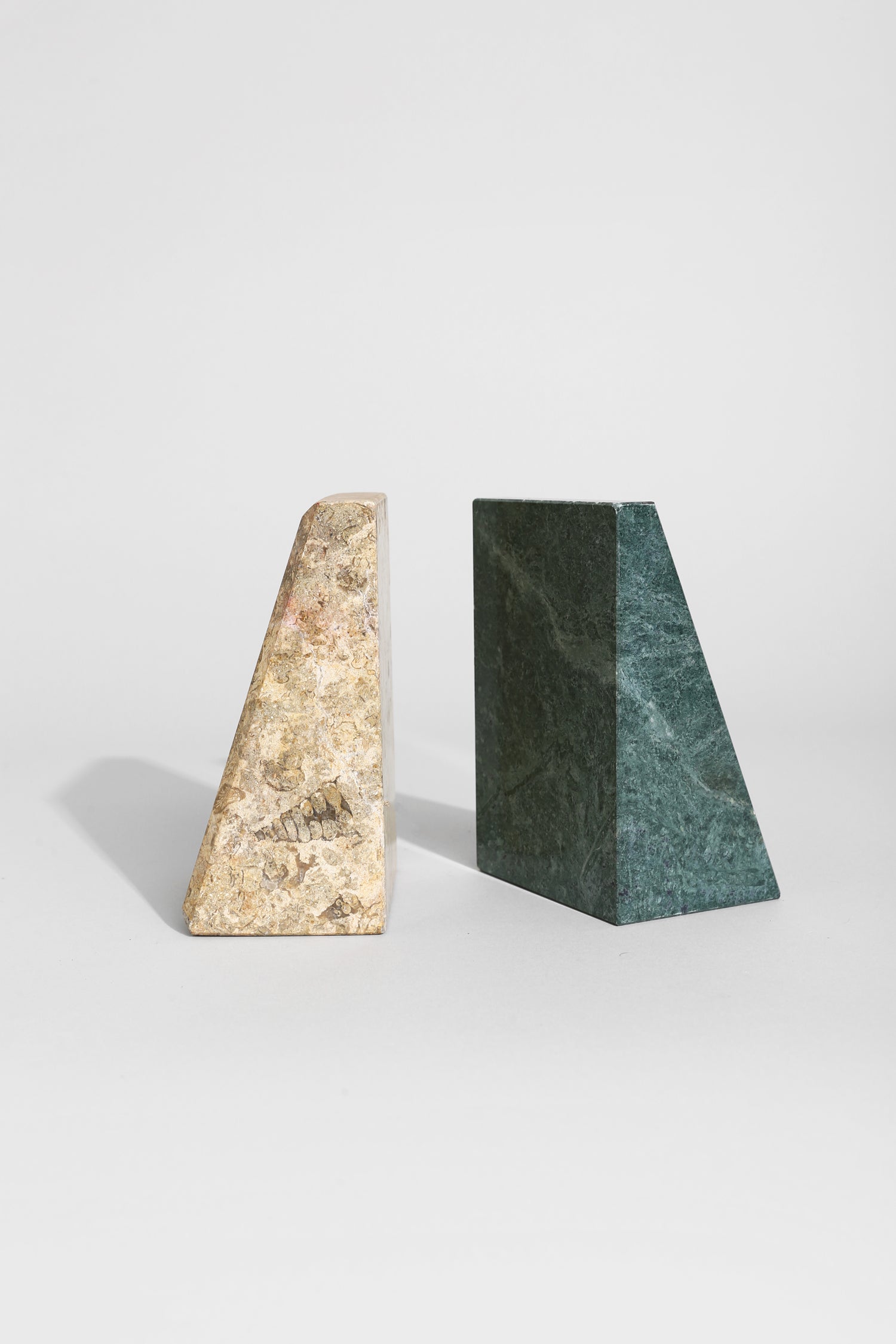 Triangle Stone Bookend Set