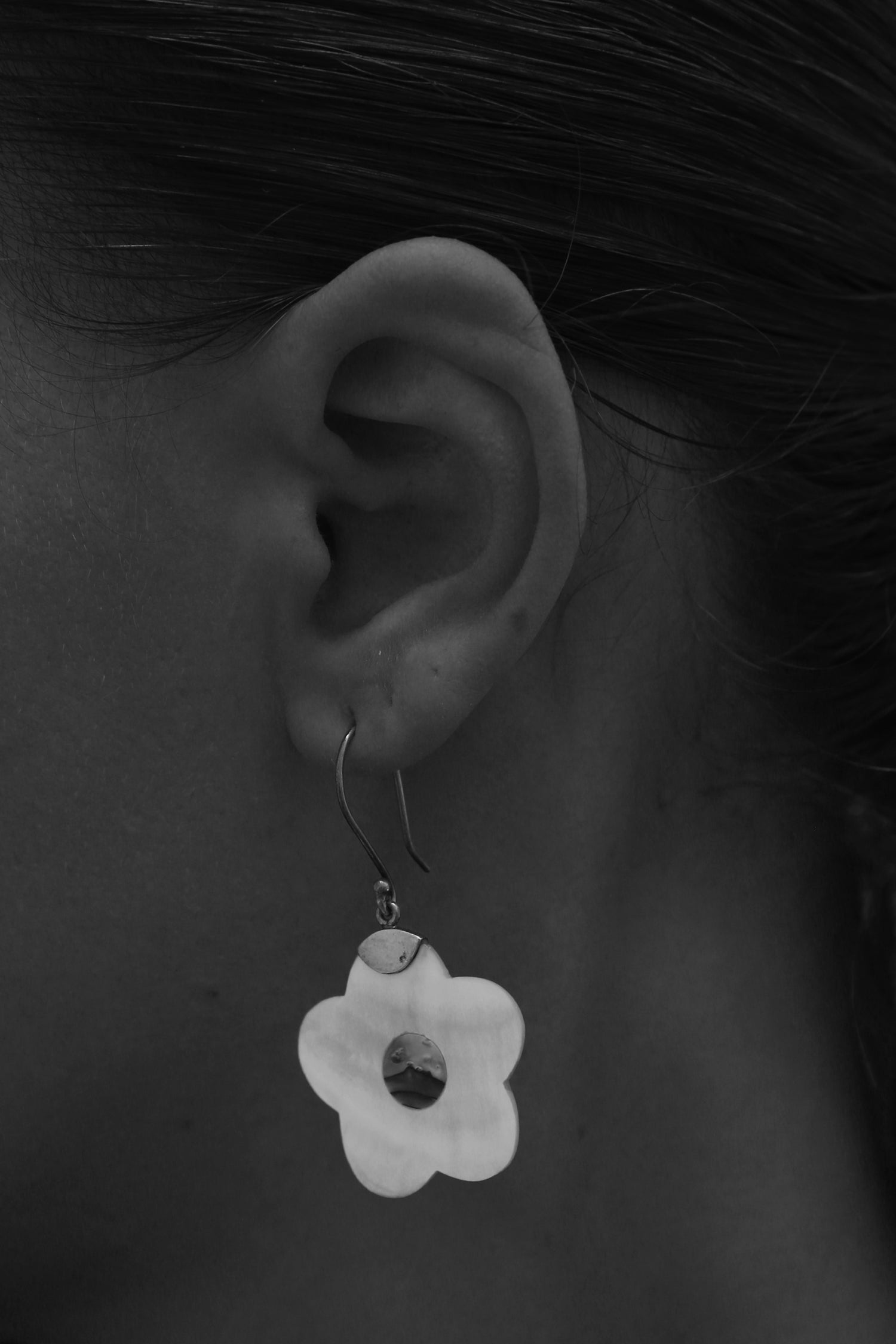 Abalone Flower Earrings