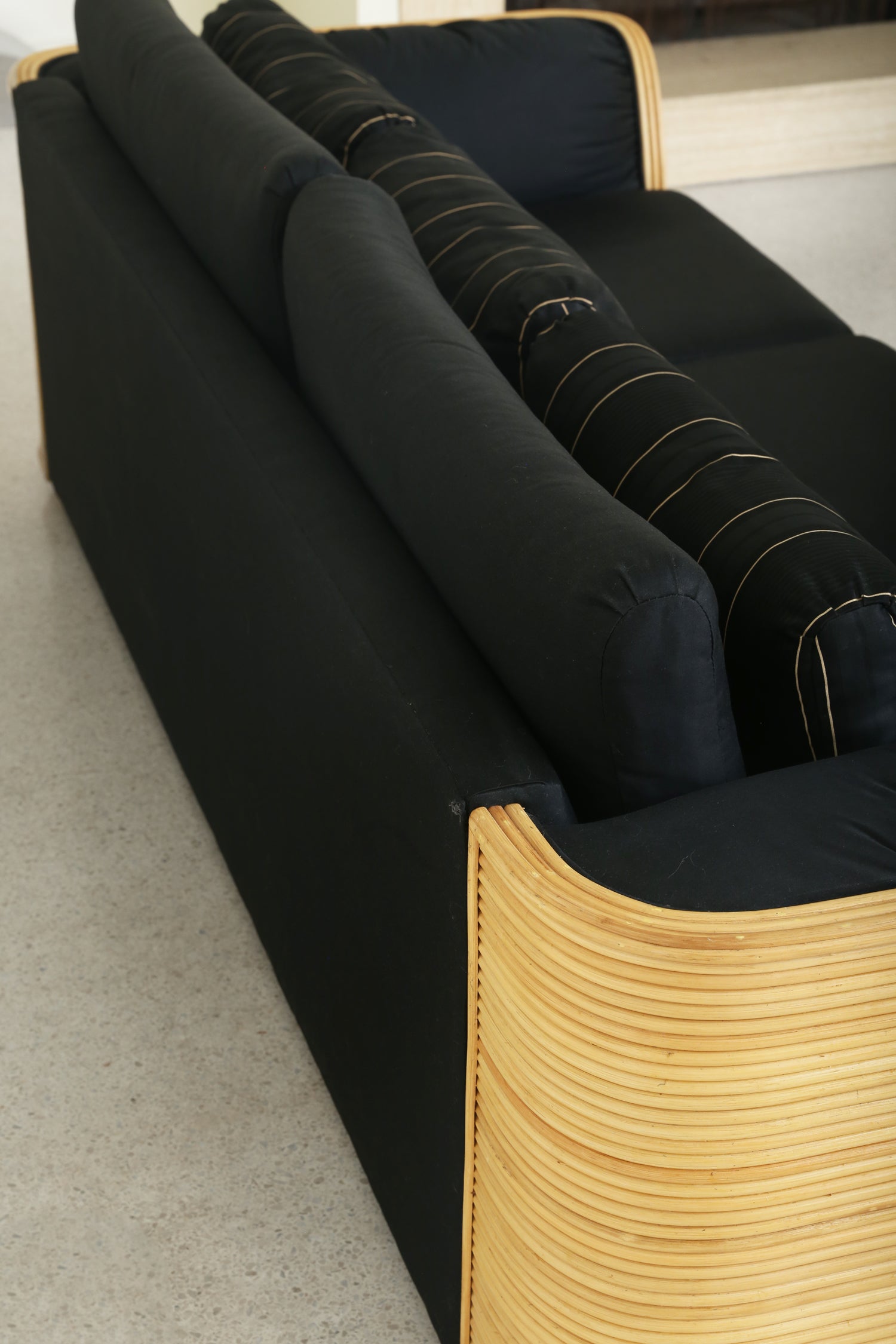 Pencil Reed Three Seat Sofa