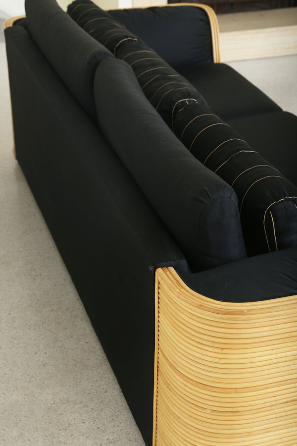 Pencil Reed Three Seat Sofa