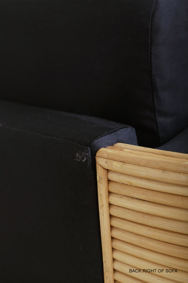 Pencil Reed Three Seat Sofa